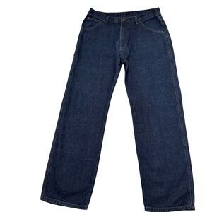 Polo Jeans Co Ralph Lauren Carpenter 34x32 Carpenter Straight Dark Wash Denim
